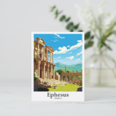 エフェソスターキーヴィンテージトラベルポートレート ポストカード (スタンド正面)