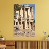 エフェソス遺跡の図書館 キャンバスプリント (インサイチュ (リビング))