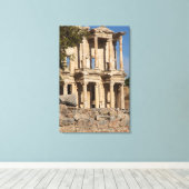 エフェソス遺跡の図書館 キャンバスプリント (インサイチュ (ウッドフロア))
