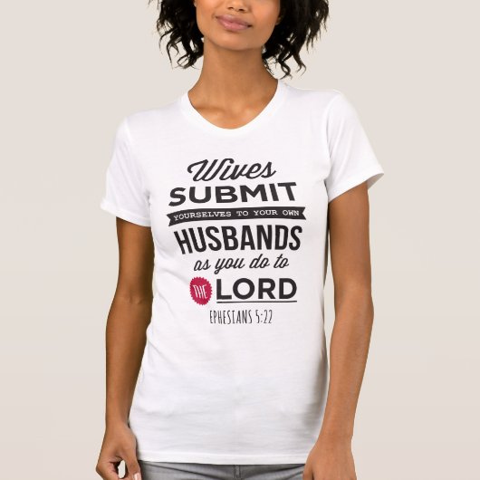 エフェソ人への手紙 5:22 Tシャツ (正面)