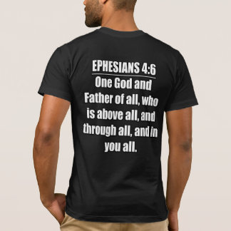 エフェソ人への手紙 6:10 主にある強い信仰 聖書の言葉 Tシャツ