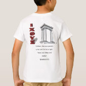エフェソ人への手紙 6:1,2 Tシャツ (裏面)