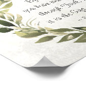 エフェソ人2:8グレース、あなたは救いた ポスター (角)