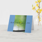 エフェソ人2:8 カード (黄色い花)