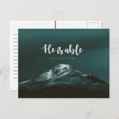 エフェソ人3:20 – 彼は有能だ ポストカード (正面/裏面)