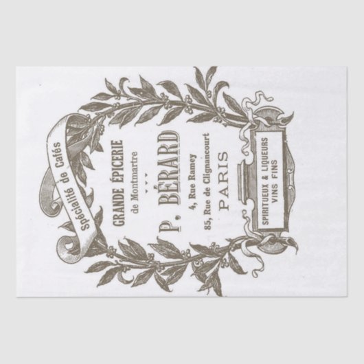 エフェフランスのメラエピエリーマーケットキッチンデクページ 薄葉紙 (正面)