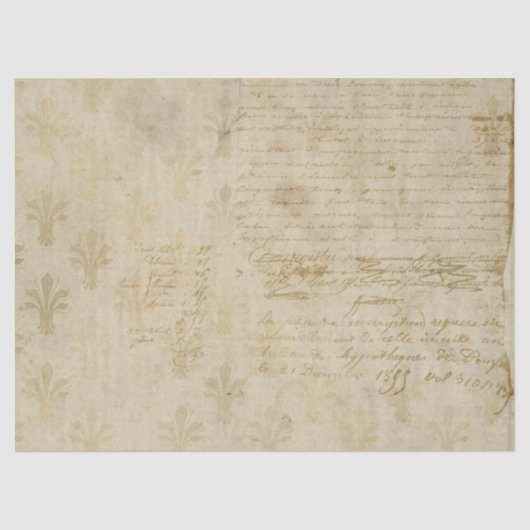 エフェメフランスのラ紙シリーズデザイン6 薄葉紙 (正面)