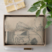 エフェメフランスのラ紙シリーズデザイン8 薄葉紙 (ギフト)