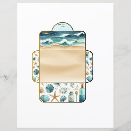 エフェメラミニエンベロープスクラップブック作りデクページ (正面)