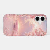 エフェメラルな桜の水面 iPhone 16ケース (裏面横)