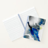 エフェメラル – 青とグレー ノートブック (内部)