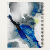 エフェメラル – 青とグレー プランナー手帳 (裏面)