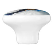 エフェメラル – 青と灰色 セラミックノブ (側面)