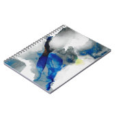 エフェメラル – 青と灰色 ノートブック (左側)