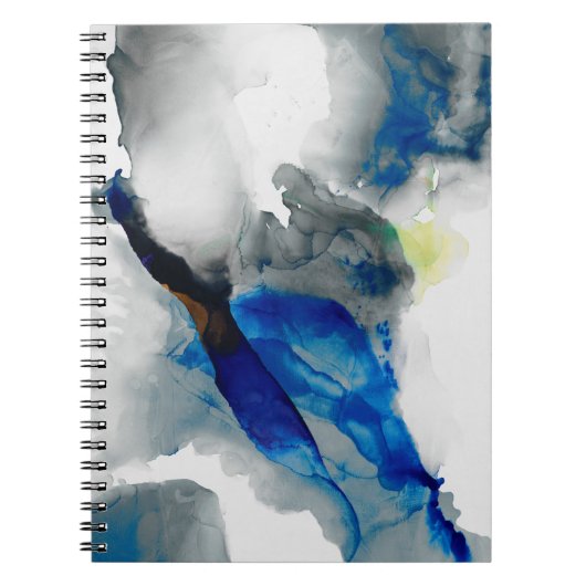 エフェメラル – 青と灰色 ノートブック (正面)