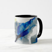 エフェメラル – 青と灰色 マグカップ (正面右)