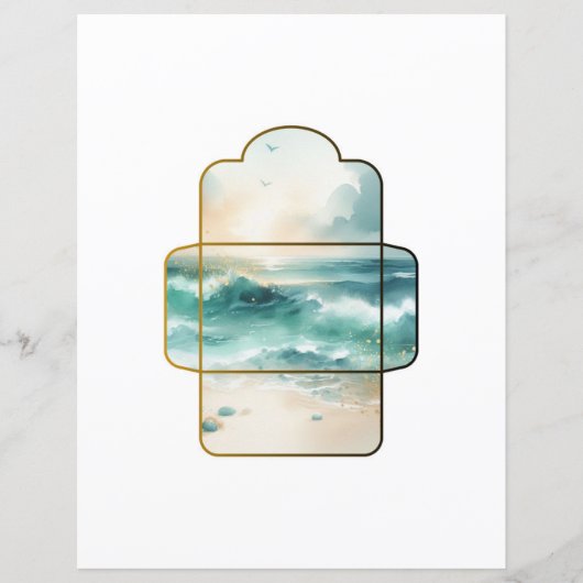 エフェメラ ミニ封筒 スクラップブッキング ジャンクジャーナル (正面)