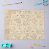 エフェメ動揺してラ紙シリーズデザイン17 薄葉紙 (クラフト)