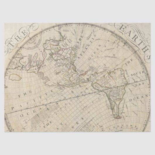 エフェラアンティーク紙シリーズデザイン25 薄葉紙 (正面)