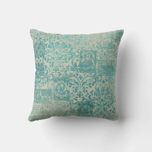 エフェラターコイズ紙シリーズデザイン19 クッション (裏面)