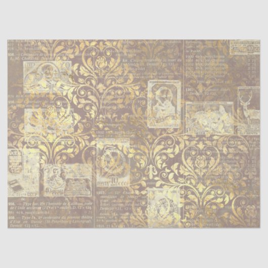 エフェラ金ゴールド紙シリーズデザイン11 薄葉紙 (正面)