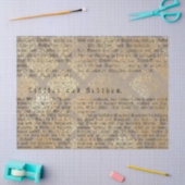 エフェラ金ゴールド紙シリーズデザイン15 薄葉紙 (クラフト)