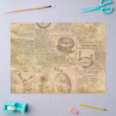 エフェラ金ゴールド紙シリーズデザイン16 薄葉紙 (クラフト)