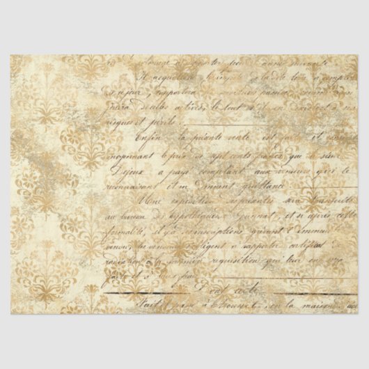 エフェラ金ゴールド紙シリーズデザイン6 薄葉紙 (正面)