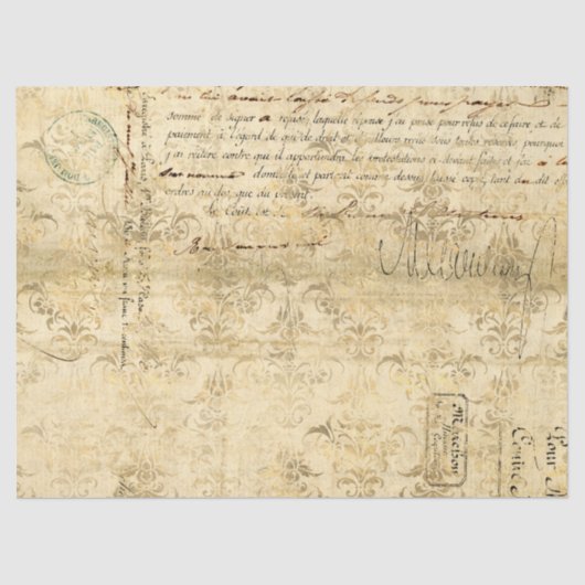 エフェラ金ゴールド紙シリーズデザイン7 薄葉紙 (正面)