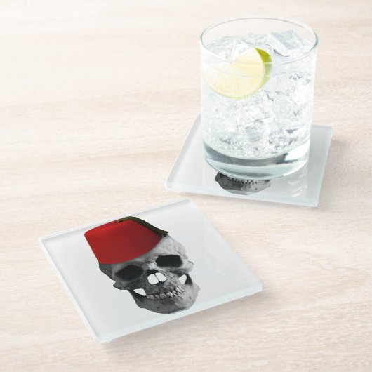 エフェンディの女神：スカルのエジプト物語 ガラスコースター (アングル)