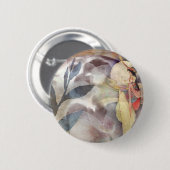 エフエマデクページヴィンテージ妖精アンティーク 缶バッジ (正面&裏面)