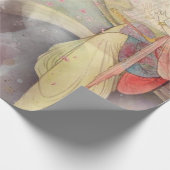 エフエマデクページヴィンテージ妖精 ラッピングペーパー (角)