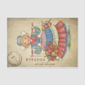 エフエマフランスのラハガキかわいいオランダガールデコップページ 薄葉紙 (正面)