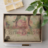 エフエマフランスのラハガキ女犬デコページ 薄葉紙 (ギフト)