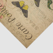 エフエマフランスのラハガキ蝶デコページ 薄葉紙 (詳細)