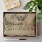 エフエマフランスのラハガキ蝶デコページ 薄葉紙 (ギフト)