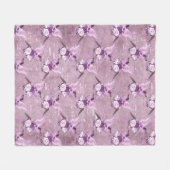 エフエマラヴァンダル紙シリーズデザイン10 フリースブランケット (正面(横))