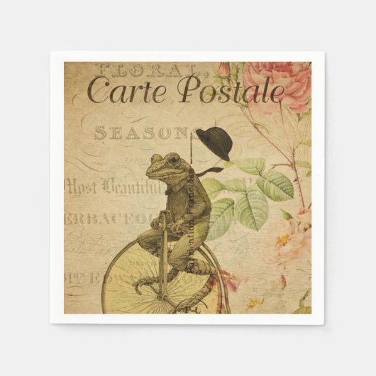 エフエメフランスのラカエル乗用自転車フローラ スタンダードカクテルナプキン (正面)
