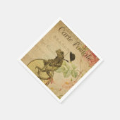 エフエメフランスのラカエル乗用自転車フローラ スタンダードカクテルナプキン (角)