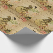 エフエメフランスのラカエル乗用自転車フローラ ラッピングペーパー (角)