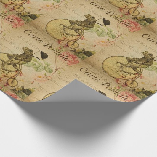 エフエメフランスのラカエル乗用自転車フローラ ラッピングペーパー (角)