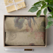 エフエメフランスのラゴスビーク鳥バラフローラデコパージュ 薄葉紙 (ギフト)