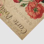 エフエメフランスのラレッドピンクローズフローラデコップページ 薄葉紙 (詳細)