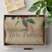 エフエメフランスのラレッドピンクローズフローラデコップページ 薄葉紙 (ギフト)