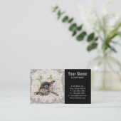 エフエメフランスのラ植物性ロビンエッグズバードネスト 名刺 (スタンド正面)