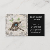 エフエメフランスのラ植物性ロビンエッグズバードネスト 名刺 (正面)