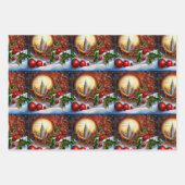 エフエメラインスパイアスクリスラッピング紙 ラッピングペーパーシート (正面3)