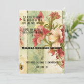 エフエメラウォーターカラーアマリリスブライダルシャワー 招待状 (スタンド正面)