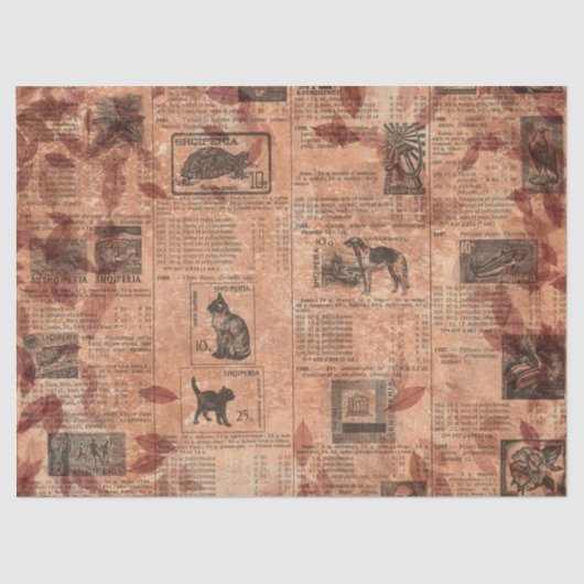 エフエメラオータム紙シリーズデザイン16 薄葉紙 (正面)