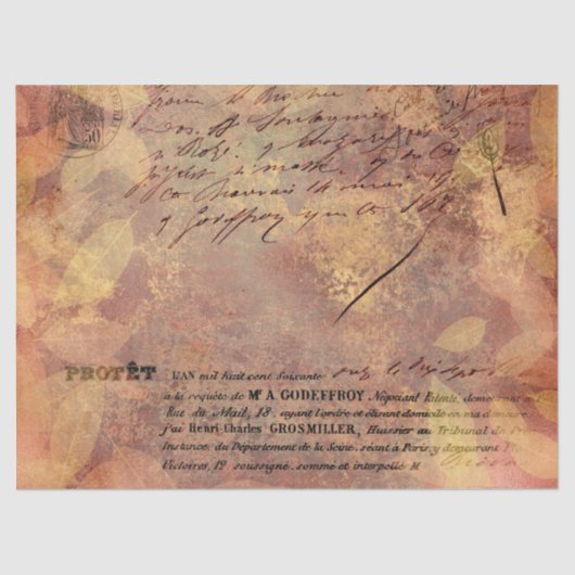 エフエメラオータム紙シリーズデザイン19 薄葉紙 (正面)